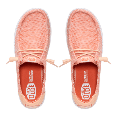 Wendy Stretch Sox Dames Instappers Peach