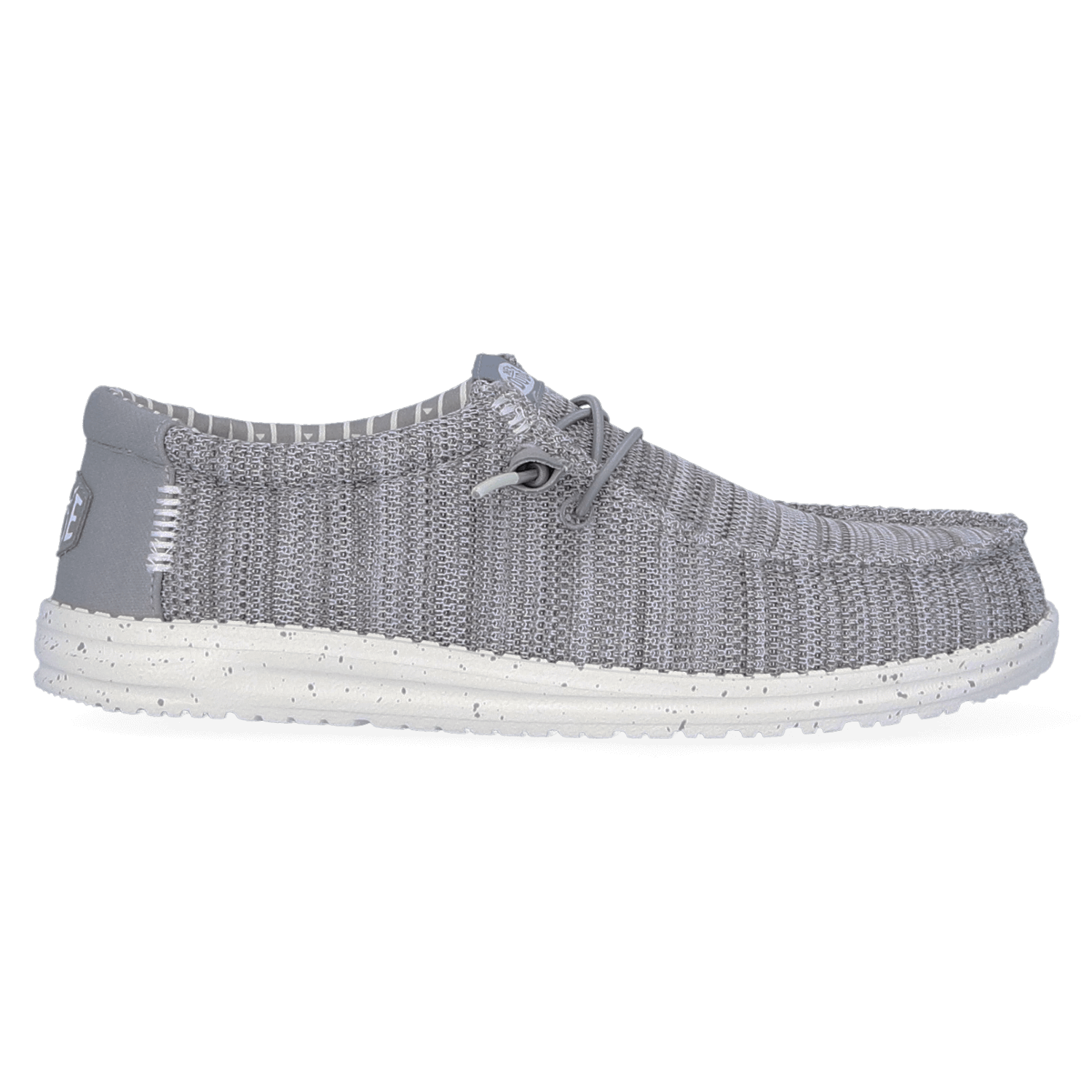 HEYDUDE Wally Stretch Sox Heren Instappers Grijs | HD41898-030