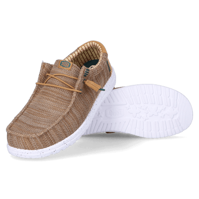 Wally Stretch Sox Heren Instappers Bone Brown/Multi