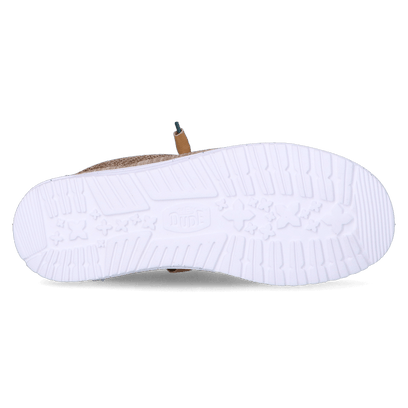 Wally Stretch Sox Heren Instappers Bone Brown/Multi