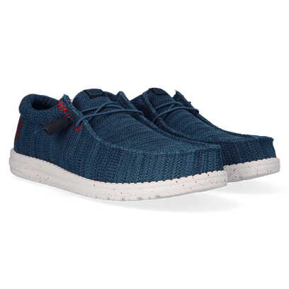 Wally Stretch Sox Heren Instappers Ensign Blue/Multi