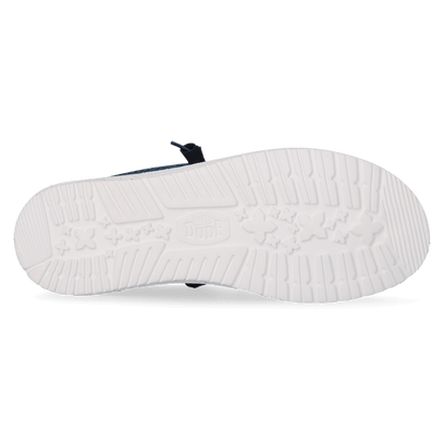 Wally Stretch Sox Heren Instappers Ensign Blue/Multi