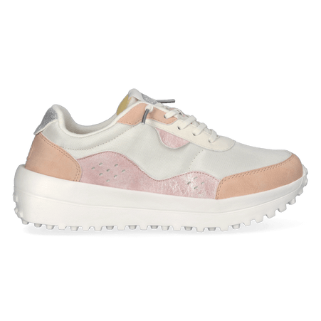Hayden Shine Dames Sneakers Peach/White Hayden Shine Dames Sneakers Peach/White