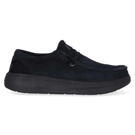 Wally Comf Suede Heren Instappers Black Wally Comf Suede Heren Instappers Black