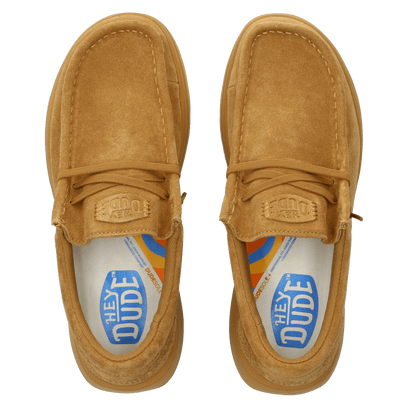 Wally Comf Suede Heren Instappers Golden Yellow