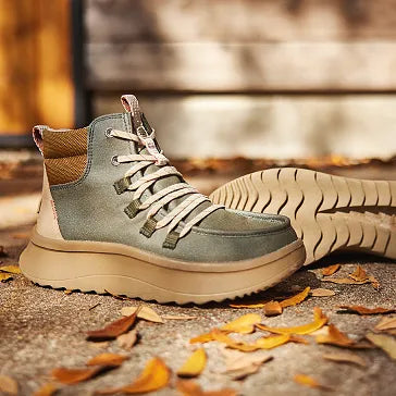 Wendy Apres Coated Twill Dames Boots Olive