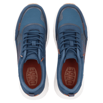 Sirocco Alta Essentials Heren Sneakers Navy/White