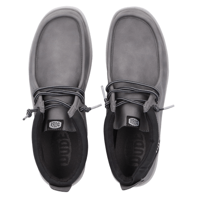 Wally Mid GripR Classic Heren Instappers Grey/Black