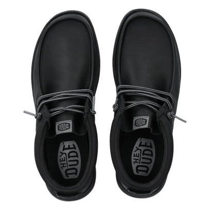 Wally Mid GripR Classic Heren Instappers Black/Black