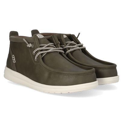 Wally Mid GripR Classic Heren Instappers Deep Olive