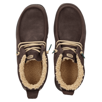 Wally Mid GripR Warmth Heren Instappers Mole Brown