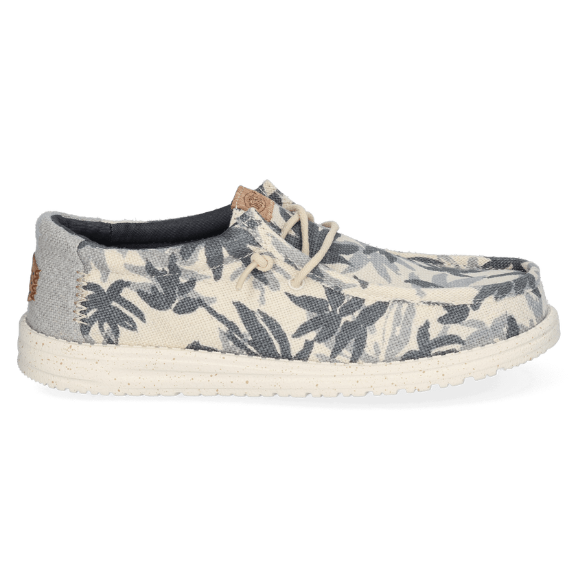 Wally Palm Jute Heren Instappers Egret/Cloud Blue