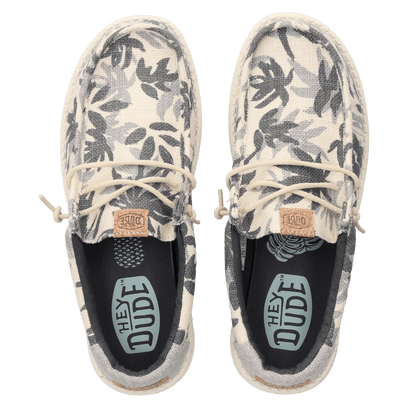 Wally Palm Jute Heren Instappers Egret/Cloud Blue