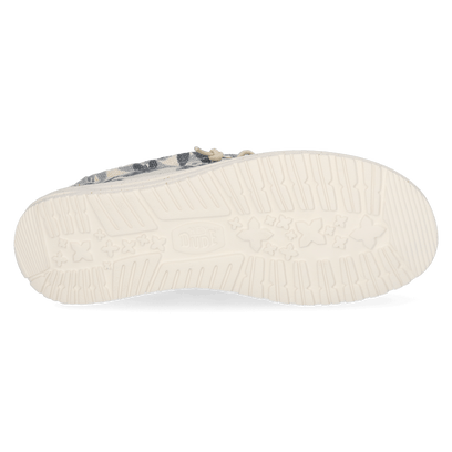 Wally Palm Jute Heren Instappers Egret/Cloud Blue