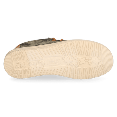 Wally Palm Jute Heren Instappers Burnt Olive/Ginger Brown