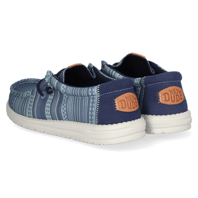 Wally Surf Shawl Heren Instappers Navy Blazer/Multi