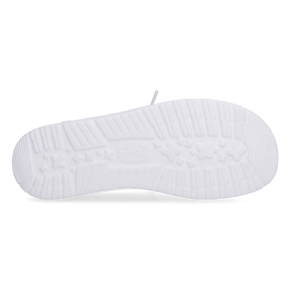 Wendy Crochet Lace Dames Instappers White