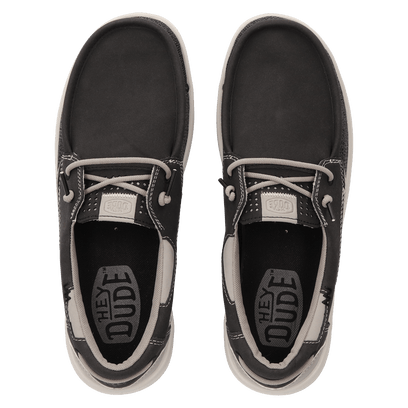 Welsh Grip Classic Mesh Heren Loafers Black/Storm Grey