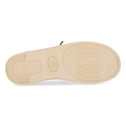 Wendy Espadrille Retro Palm Dames Instappers Celadon Green/White