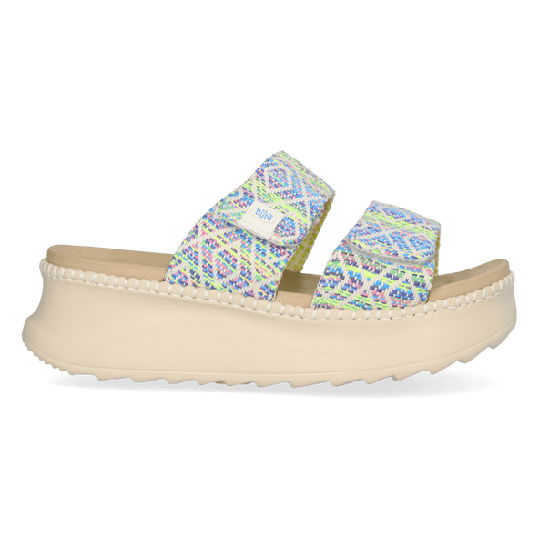 Delray Slide Surf Baja Dames Slippers Blue Multi Delray Slide Surf Baja Dames Slippers Blue Multi