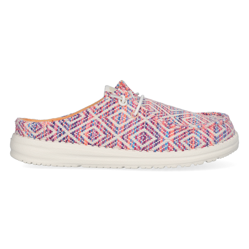 Wendy Slip Surf Baja Dames Instappers Blue/Pink/Multi