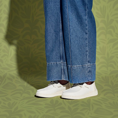 Wendy Espadrille Woven Dames Instappers White