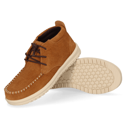 Wally NXT Mid Heren Boots Suede Spice Brown/Wood Ash