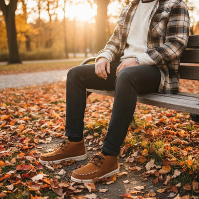 HEYDUDE Wally NXT Mid Heren Boots Suede Spice Brown/Wood Ash