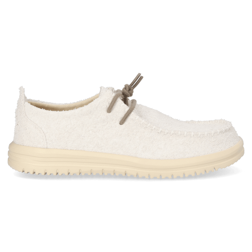 Wally NXT Heren Mocassins Suede Egret/Wood Ash