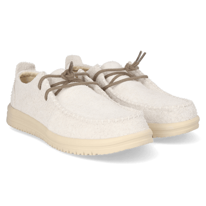 Wally NXT Heren Mocassins Suede Egret/Wood Ash