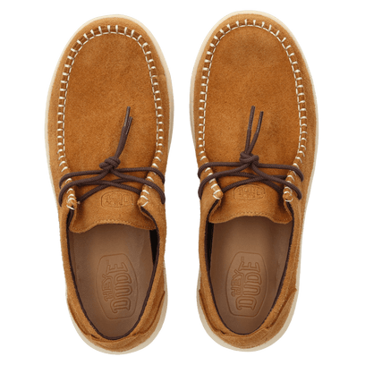 Wally NXT Moc Heren Mocassins Suede Spice Brown/Wood Ash