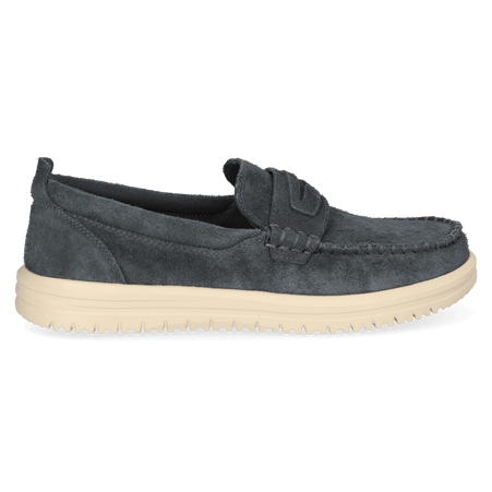 Wally NXT Heren Loafers Suede Black/Wood Ash Wally NXT Heren Loafers Suede Black/Wood Ash