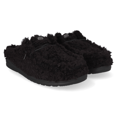Wally Slipper Heren Instappers Black/Black