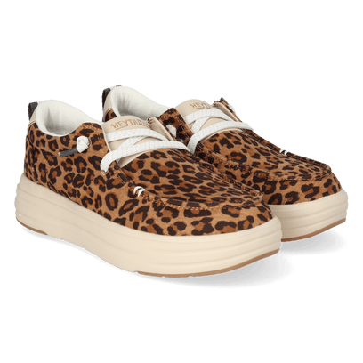Wendy Nova Classic Dames Sneakers Tan Leopard