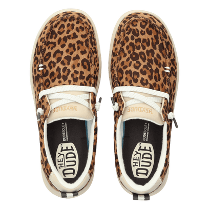 Wendy Nova Classic Dames Sneakers Tan Leopard