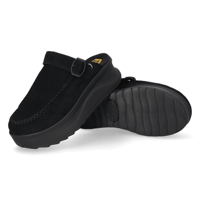 Delray Clog Suede Dames Instappers Black