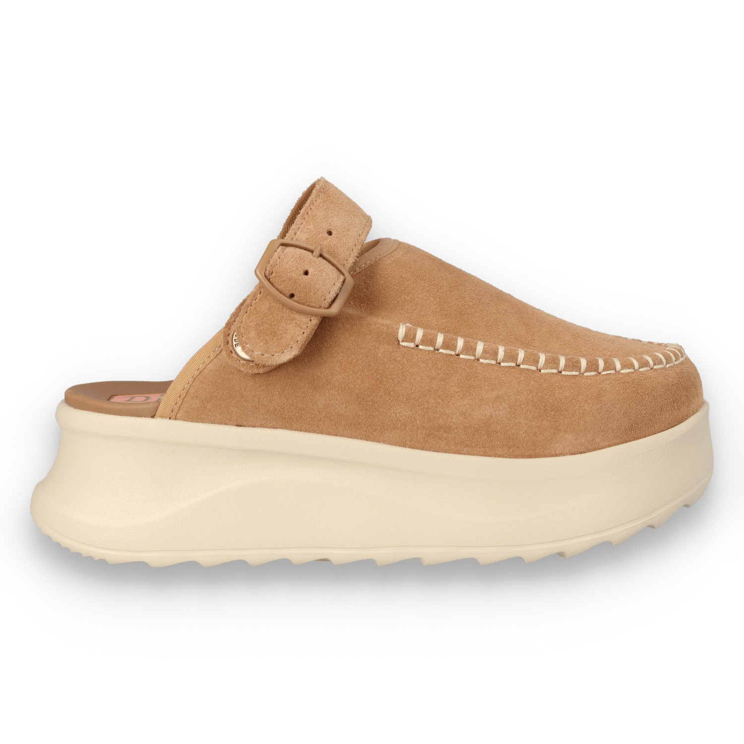 HEYDUDE Delray Clog Suede Dames Cognac | HD44259-265