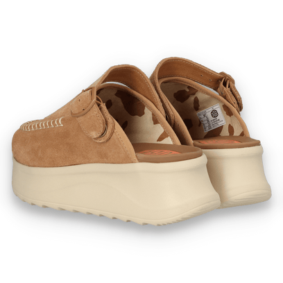 Delray Clog Suede Dames Instappers Tan