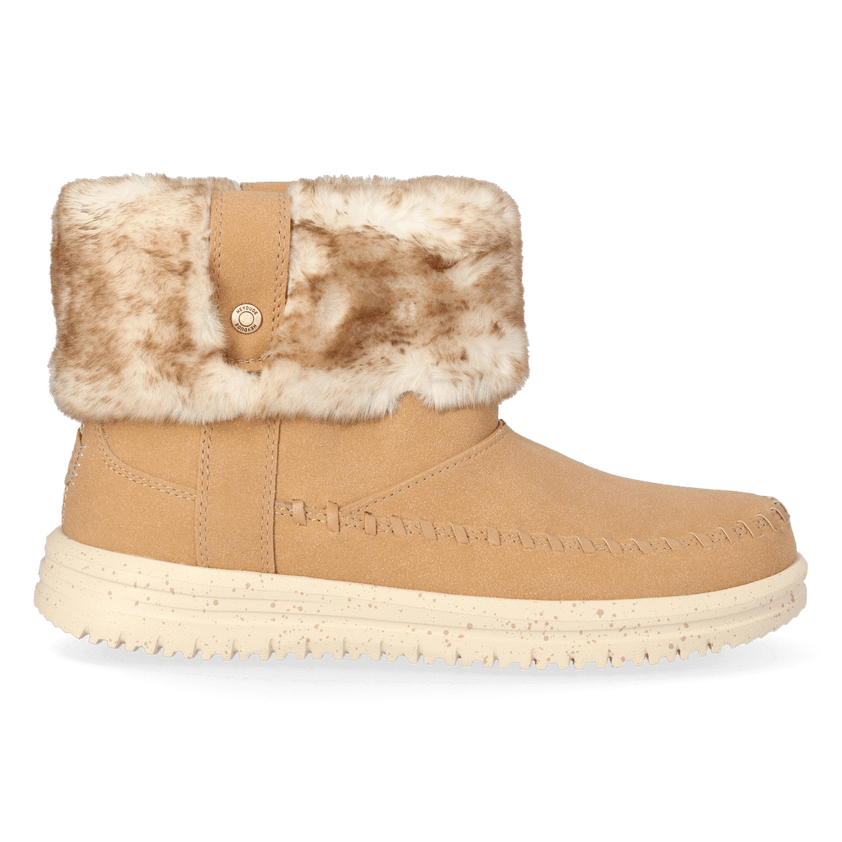 Camden Cuff Classic Cozy Dames Boots Cognac