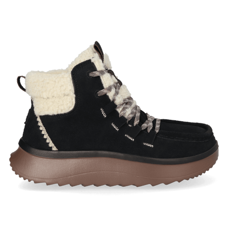 Wendy Peak Apres Suede CozStit Dames Boots Black/Tan Wendy Peak Apres Suede CozStit Dames Boots Black/Tan
