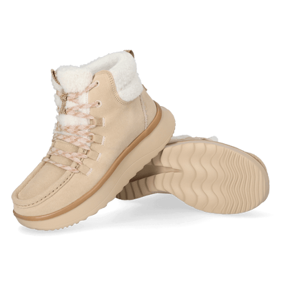 Wendy Peak Apres Suede CozStit Dames Boots Tan