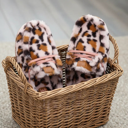 Wendy Slipper Leo Fur Dames Pantoffels Pink/Multi