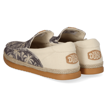 Harbor Lo Heren Espadrille Loafer Bone White/Multi