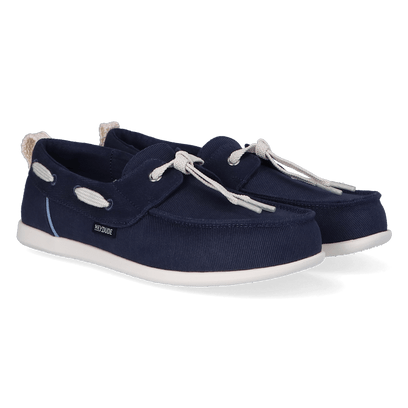 Harbor Lo Breeze Washed Twill Dames Loafers Navy