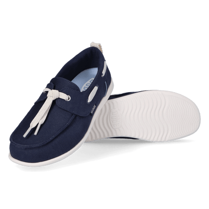 Harbor Lo Breeze Washed Twill Dames Loafers Navy
