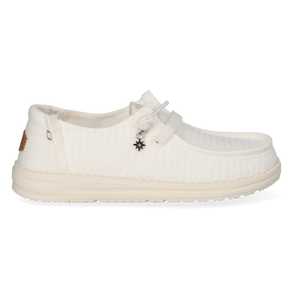 Wendy Frayed Canvas Dames Instappers Snow White Wendy Frayed Canvas Dames Instappers Snow White