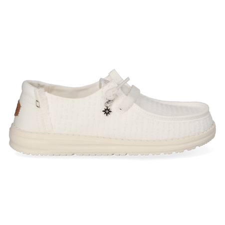 Wendy Frayed Canvas Dames Instappers Snow White Wendy Frayed Canvas Dames Instappers Snow White