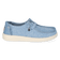 Wendy Frayed Canvas Dames Instappers Faded Denim