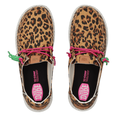 Wendy Getaway Lace Dames Instappers Leopard