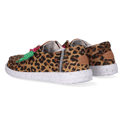 Wendy Getaway Lace Dames Instappers Leopard